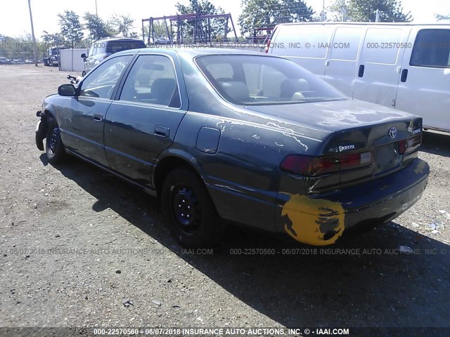 4T1BG22KXVU820208 - 1997 TOYOTA CAMRY CE/LE/XLE 绿色 照片 3