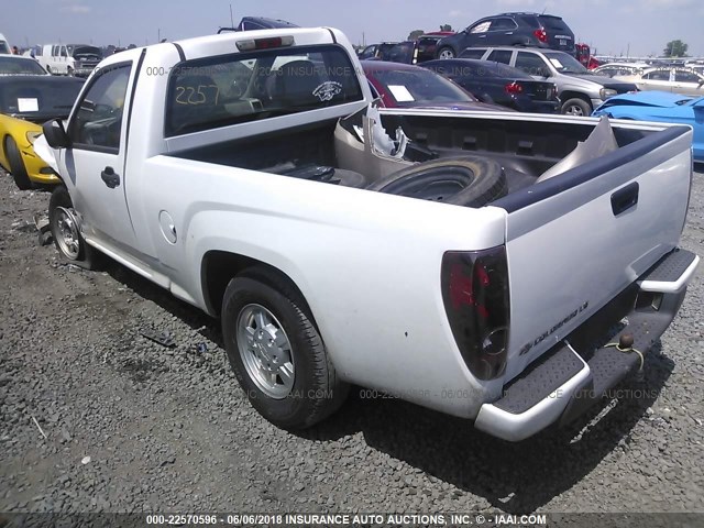 1GCCS249688209915 - 2008 CHEVROLET COLORADO LS WHITE photo 3