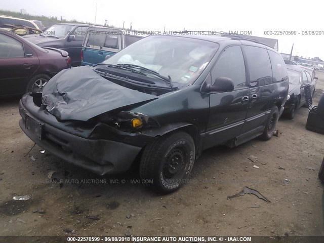 1B4GP54G0WB577720 - 1998 DODGE GRAND CARAVAN LE/ES GREEN photo 2