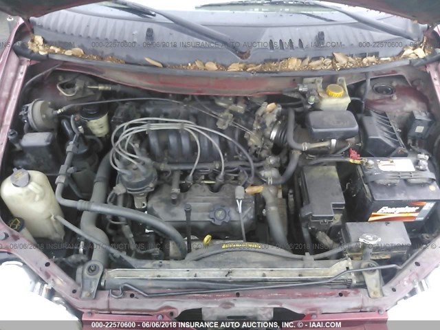 4N2XN11T0YD816450 - 2000 NISSAN QUEST SE/GLE/GXE RED photo 10