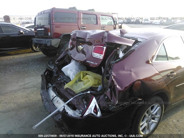 1G11C5SL0FF262843 - 2015 CHEVROLET MALIBU 1LT 栗色 照片 6