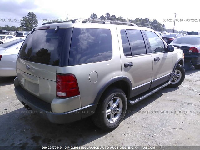 1FMZU63K33ZA10934 - 2003 FORD EXPLORER XLT/XLT SPORT/NBX GOLD photo 4