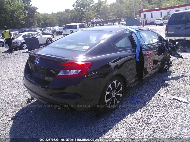 2HGFG4A59DH703641 - 2013 HONDA CIVIC SI BLACK photo 4