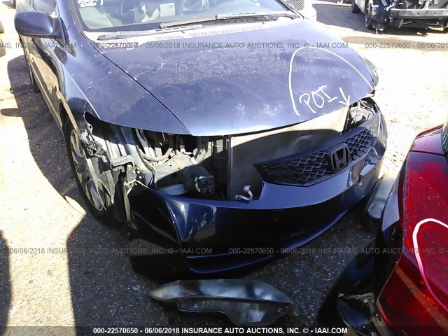 2HGFG12969H506224 - 2009 HONDA CIVIC EXL Tünd mavi foto 6