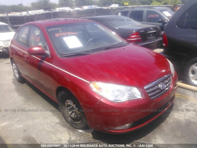 KMHDU46D78U332279 - 2008 HYUNDAI ELANTRA GLS/SE/LIMITED RED photo 1