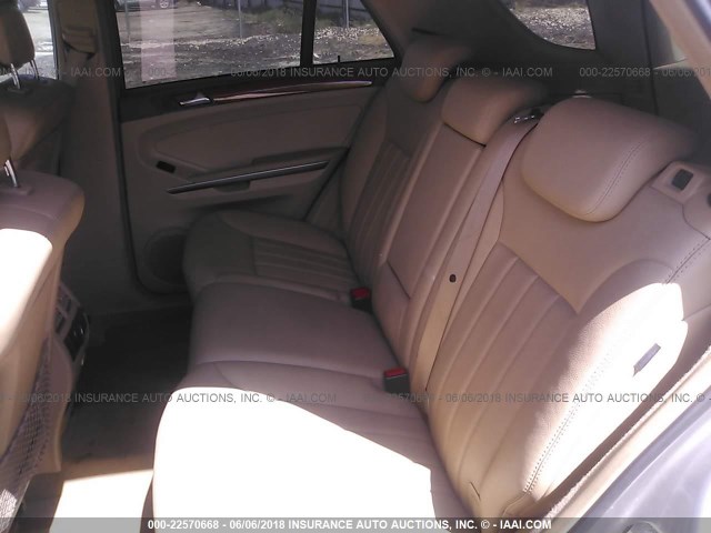 4JGBB22E58A355139 - 2008 MERCEDES-BENZ ML 320 CDI SILVER photo 8