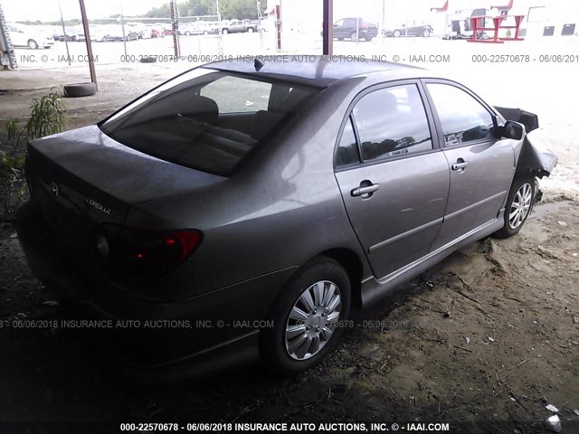 2T1BR32E94C316842 - 2004 TOYOTA COROLLA CE/LE/S GRAY photo 4