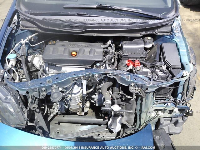 19XFB2F96CE330632 - 2012 HONDA CIVIC EXL 蓝色 照片 10