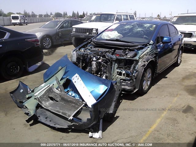 19XFB2F96CE330632 - 2012 HONDA CIVIC EXL 蓝色 照片 2