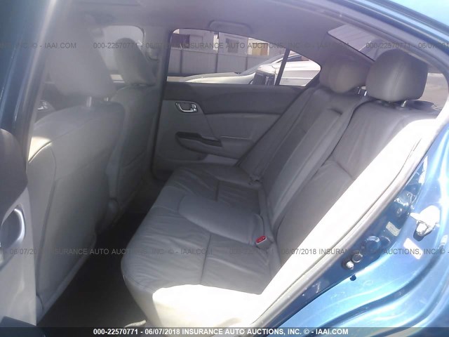 19XFB2F96CE330632 - 2012 HONDA CIVIC EXL 蓝色 照片 8