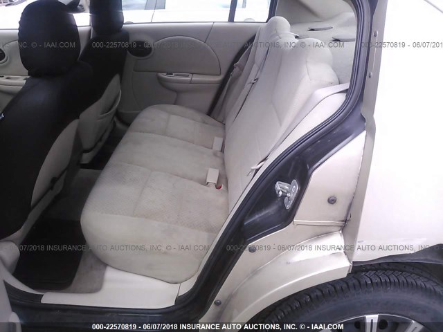 1G8AJ52F55Z112385 - 2005 SATURN ION LEVEL 2 GOLD photo 8