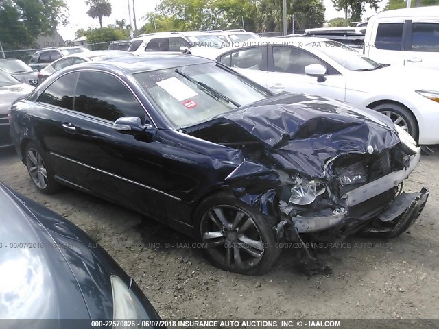 WDBTJ56J96F178212 - 2006 MERCEDES-BENZ CLK 350 BLUE photo 1