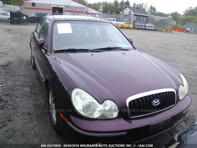 KMHWF35H04A066875 - 2004 HYUNDAI SONATA GLS/LX BURGUNDY photo 6