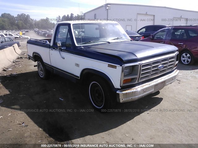 1FTCF15F1ENA86766 - 1984 FORD F150 WHITE photo 1