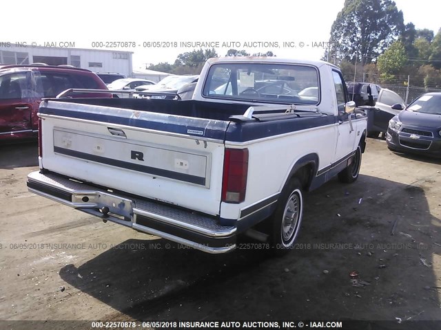 1FTCF15F1ENA86766 - 1984 FORD F150 WHITE photo 4