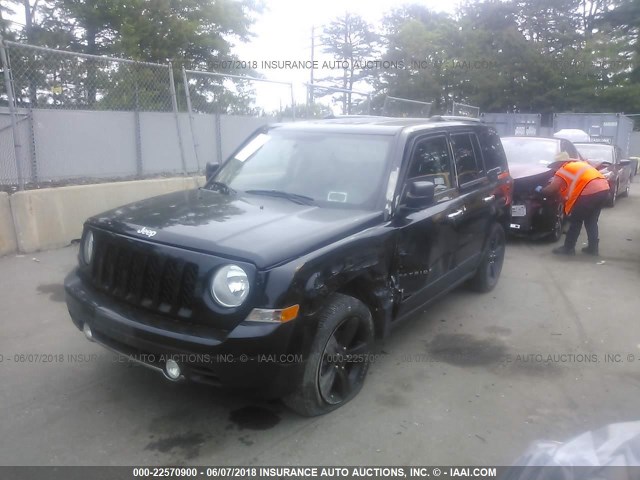 1C4NJPFA9CD706683 - 2012 JEEP PATRIOT LATITUDE BLACK photo 2