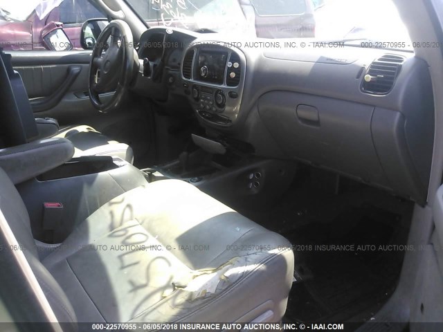 5TDBT48A32S064991 - 2002 TOYOTA SEQUOIA LIMITED SILVER photo 5