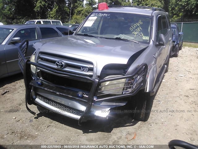 5TDBT48A32S064991 - 2002 TOYOTA SEQUOIA LIMITED SILVER photo 6