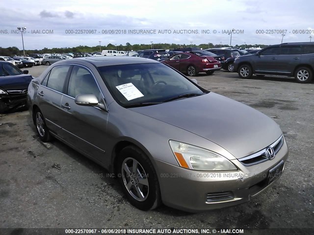 JHMCN36436C001739 - 2006 HONDA ACCORD HYBRID GOLD photo 1