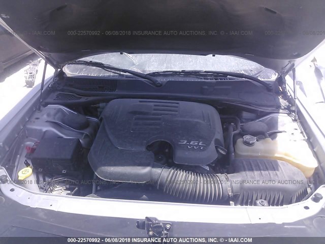 2C3CDZBG1FH740567 - 2015 DODGE CHALLENGER SXT PLUS SILVER photo 10