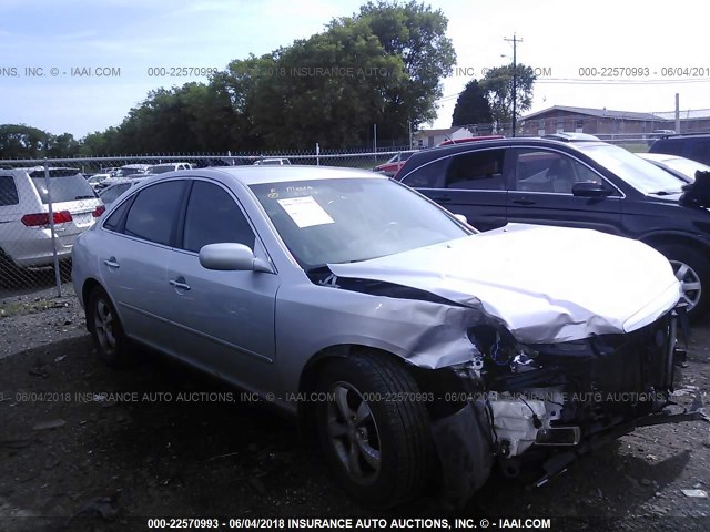 KMHFC46F67A158542 - 2007 HYUNDAI AZERA SE/LIMITED SILVER photo 1