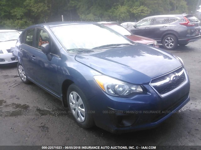 JF1GPAA6XD1880939 - 2013 SUBARU IMPREZA BLUE photo 1