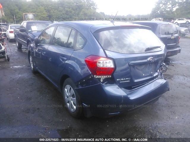 JF1GPAA6XD1880939 - 2013 SUBARU IMPREZA BLUE photo 3