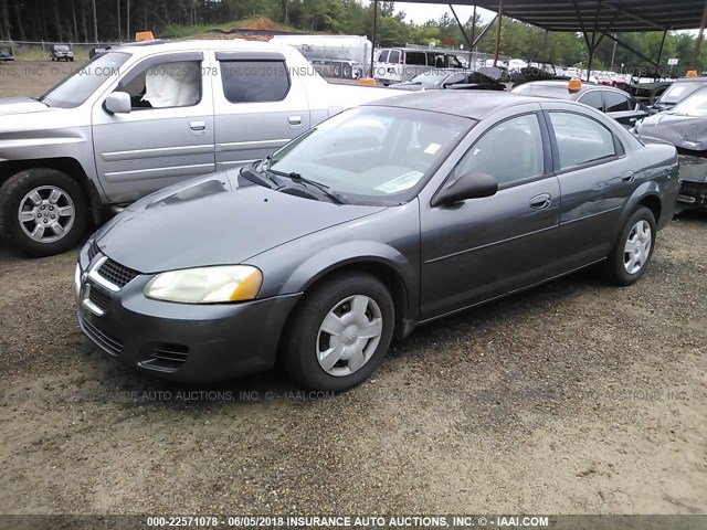 1B3EL46T25N604201 - 2005 DODGE STRATUS SXT GRAY photo 2