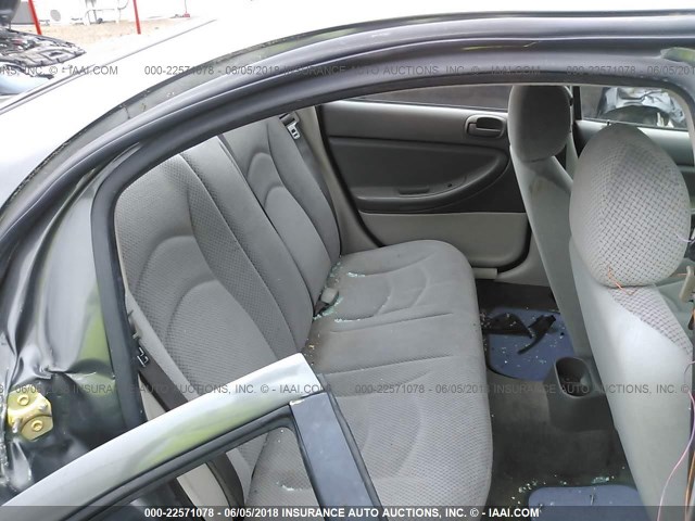 1B3EL46T25N604201 - 2005 DODGE STRATUS SXT GRAY photo 8