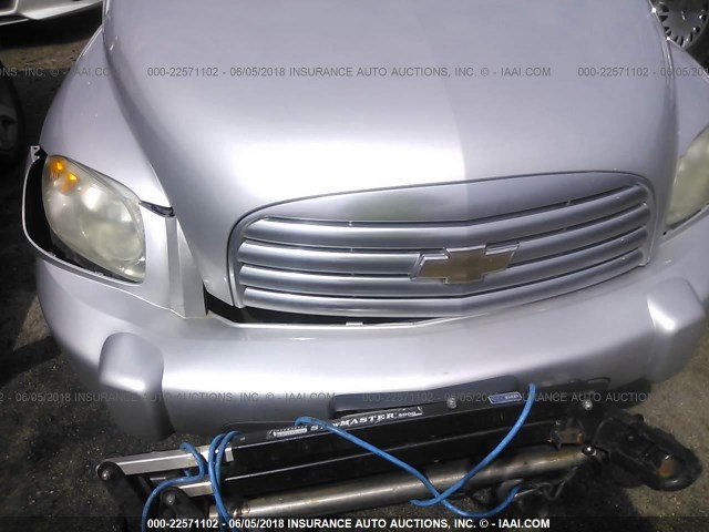 3GNDA13D77S535047 - 2007 CHEVROLET HHR LS SILVER photo 6