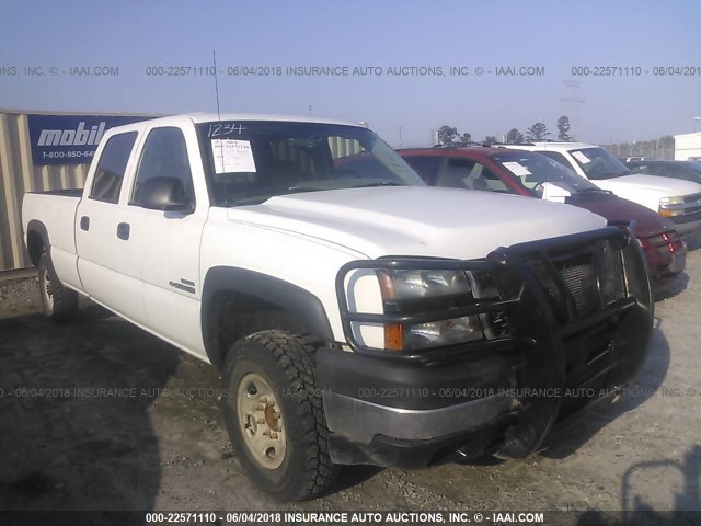 1GCHC23D87F166911 - 2007 CHEVROLET SILVERADO C2500 HEAVY DUTY WHITE photo 1