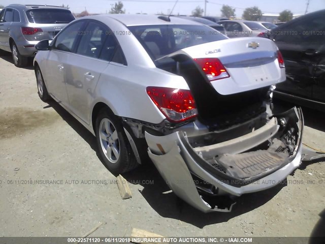 1G1PE5SB1G7154268 - 2016 CHEVROLET CRUZE LIMITED LT SILVER photo 3