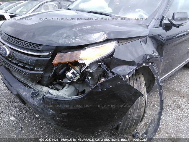 1FMHK8F82BGA03464 - 2011 FORD EXPLORER LIMITED 黑色 照片 6