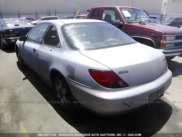 19UYA1257VL019621 - 1997 ACURA 2.2CL GRAY photo 3