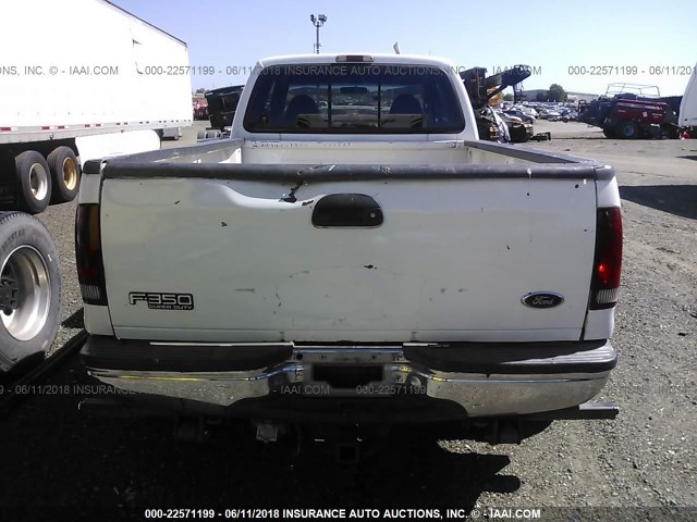 1FTWX33F11EA03890 - 2001 FORD F350 SUPER DUTY WHITE photo 8