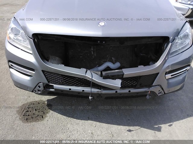 4JGDA5HB9FA565508 - 2015 MERCEDES-BENZ ML 350 4MATIC GRAY photo 6