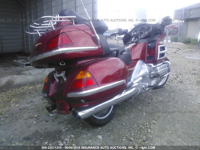 1HFSC47471A002409 - 2001 HONDA GL1800 A MAROON photo 4