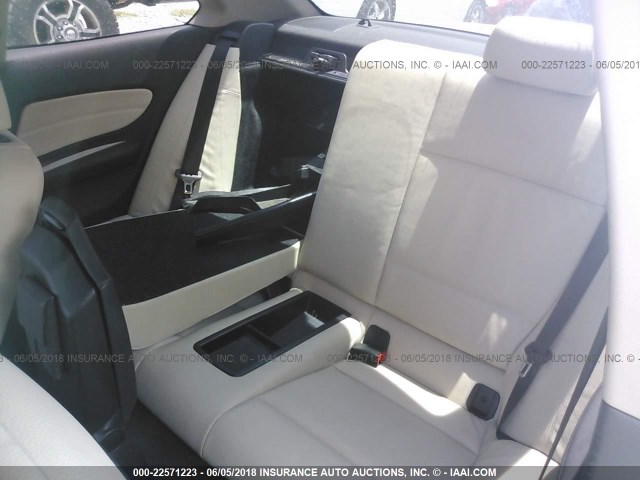 WBAUC9C55CVM12844 - 2012 BMW 135 I WHITE photo 8