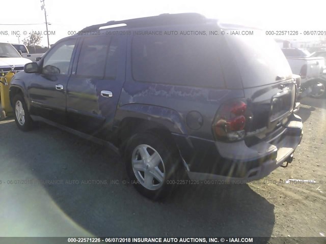 1GNET16PX36222495 - 2003 CHEVROLET TRAILBLAZER EXT BLUE photo 3