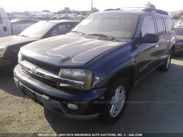 1GNET16PX36222495 - 2003 CHEVROLET TRAILBLAZER EXT BLUE photo 6