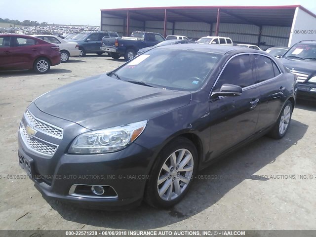 1G11H5SA7DF170819 - 2013 CHEVROLET MALIBU LTZ 黑色 照片 2