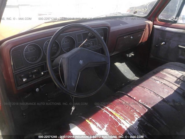 1B7GD14T4FS650802 - 1985 DODGE D-SERIES D100/D150 RED photo 5