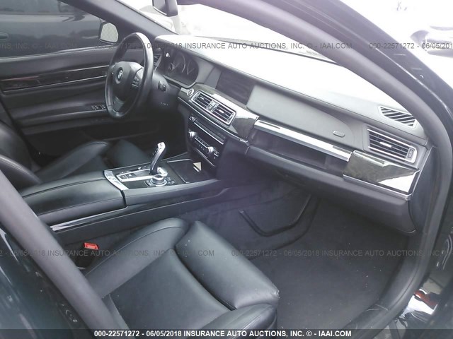 WBAKB8C59BC851768 - 2011 BMW 750 LI BLACK photo 5