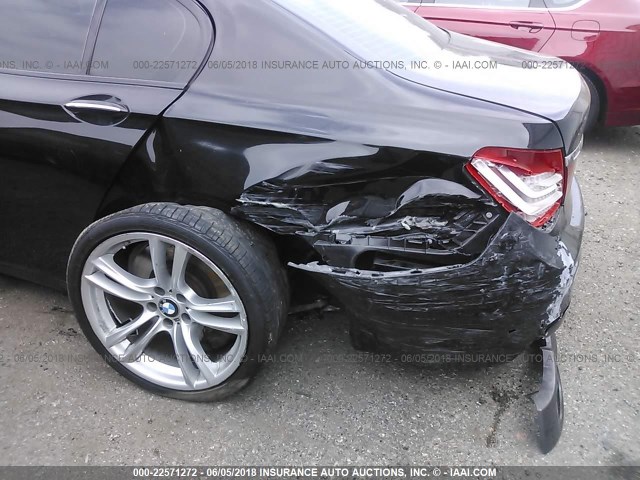 WBAKB8C59BC851768 - 2011 BMW 750 LI BLACK photo 6