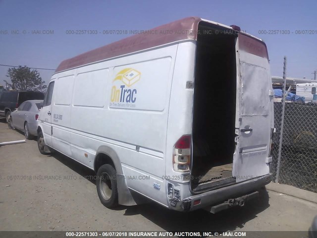 WD2PD544755754406 - 2005 SPRINTER 3500 SPRINTER  WHITE photo 3