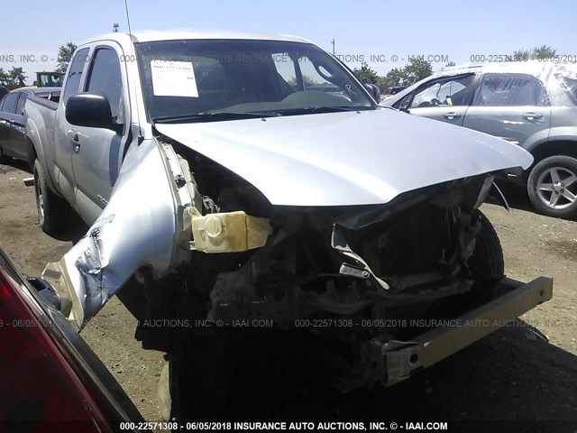 5TEUX42N26Z258039 - 2006 TOYOTA TACOMA ACCESS CAB Silber Foto 1