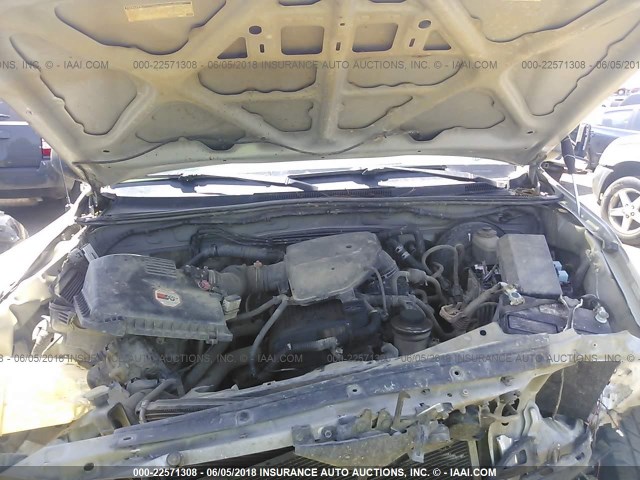 5TEUX42N26Z258039 - 2006 TOYOTA TACOMA ACCESS CAB Silber Foto 10