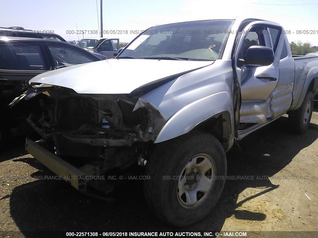 5TEUX42N26Z258039 - 2006 TOYOTA TACOMA ACCESS CAB Silber Foto 6