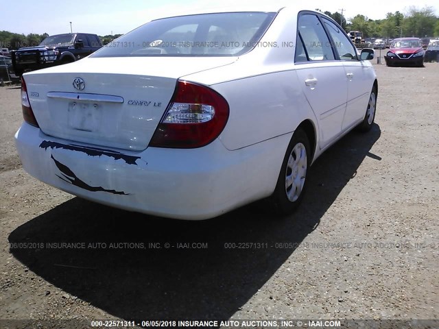 4T1BE32K53U160264 - 2003 TOYOTA CAMRY LE/XLE/SE 白色 照片 4