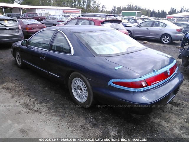 1LNLM91V9VY688293 - 1997 LINCOLN MARK VIII BLUE photo 3